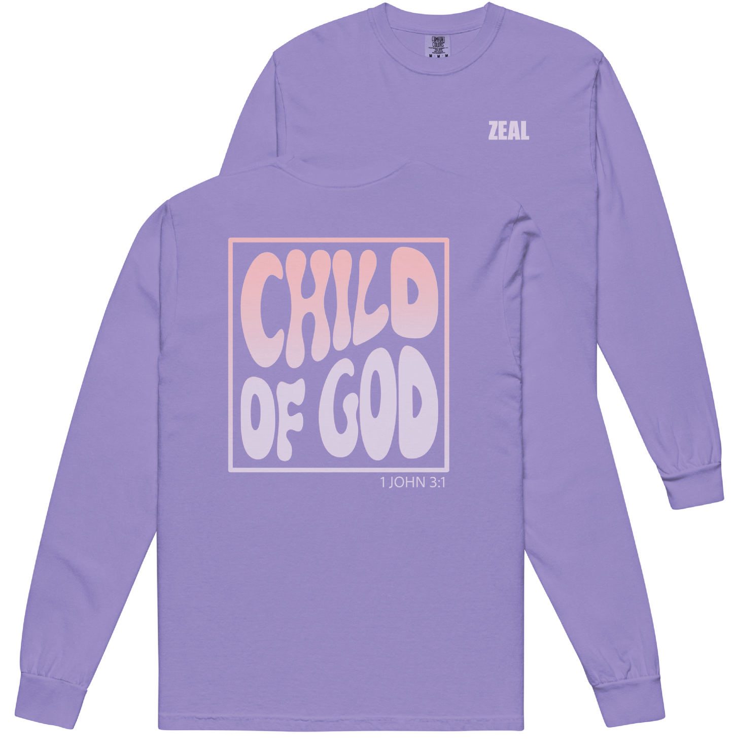 CHILD OF GOD COMFORT COLORS LONG SLEEVE