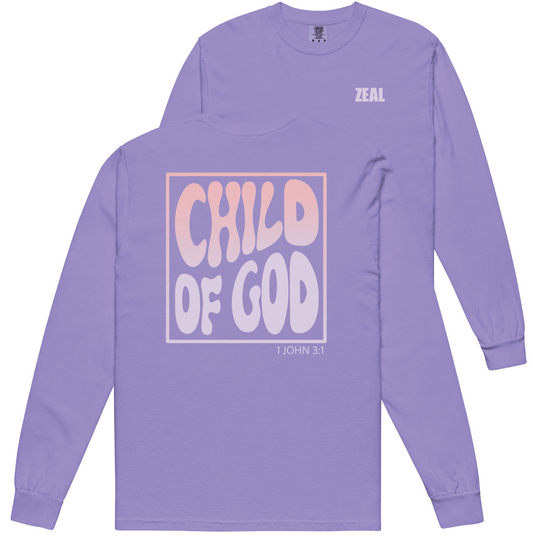 CHILD OF GOD COMFORT COLORS LONG SLEEVE